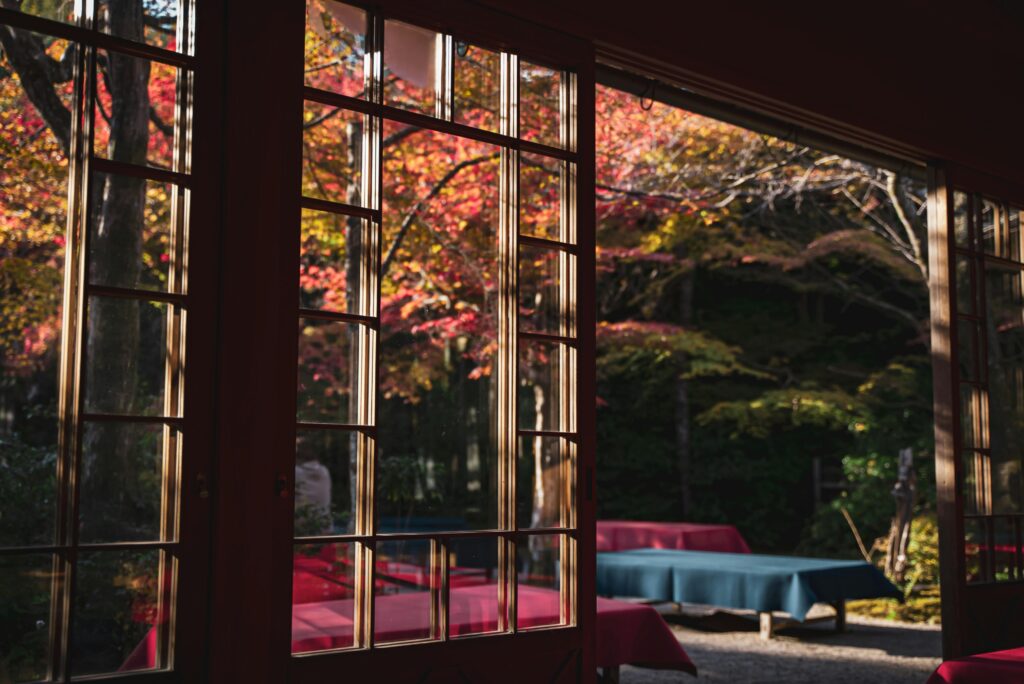 A Patio in Autumn